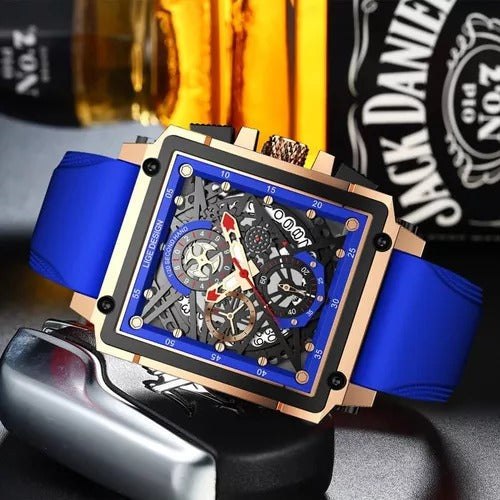 Reloj Para Hombre Marca Lige Cronografos Funcionales + Envio