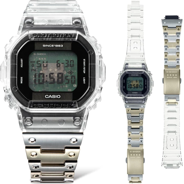 Reloj G Shock DIGITAL DWE-5640RX-7 40.º Aniversario CLEAR REMIX