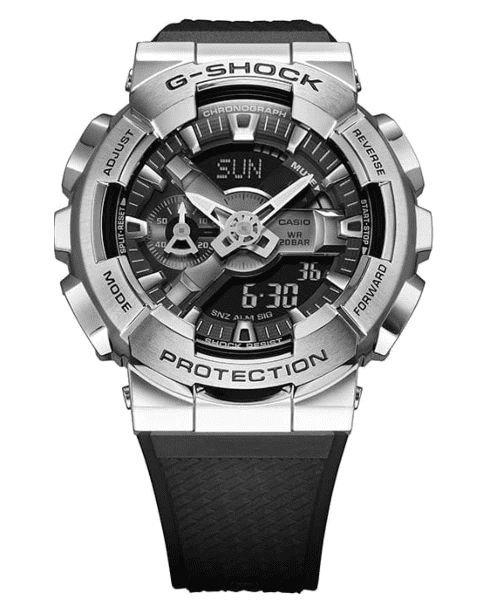 Reloj G Shock ANALOGO / DIGITAL GM-110-1A Marco De Acero Inoxidable