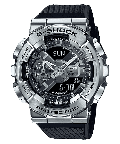 Reloj G Shock ANALOGO / DIGITAL GM-110-1A Marco De Acero Inoxidable