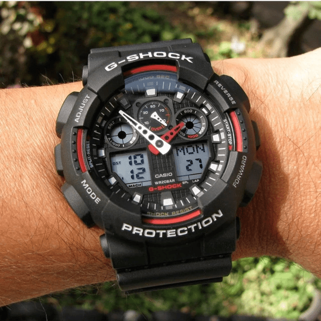 Reloj G Shock ANALOGO / DIGITAL GA-100-1A4